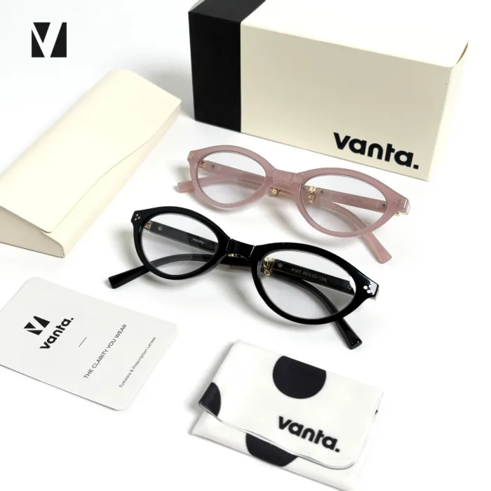 vanta. IVY แว่นสายตายาวพร้อมกรองแสงสีฟ้ากรอบพับได้ ออกแดดเปลี่ยนสีเทา ทรงแคทอาย มีค่าสายตาให้เลือก - Image 6