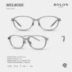 กรอบแว่นตา BOLON รุ่น MELROSE BJ5233 ทรง Roundy Square กรอบ TR ขา β Titanium น้ำหนักเบา ของแท้ รับประกัน 1 ปี - Image 3