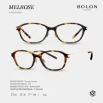 กรอบแว่นตา BOLON รุ่น MELROSE BJ5233 ทรง Roundy Square กรอบ TR ขา β Titanium น้ำหนักเบา ของแท้ รับประกัน 1 ปี - Image 4