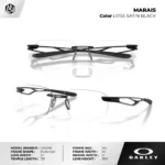 กรอบแว่นตา OAKLEY MARAIS OX5096 กรอบไร้ขอบ Titanium น้ำหนักเบา ของแท้รับประกัน 2 ปี - Image 3
