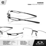 กรอบแว่นตา OAKLEY MARAIS OX5096 กรอบไร้ขอบ Titanium น้ำหนักเบา ของแท้รับประกัน 2 ปี - Image 4