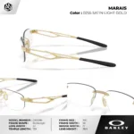 กรอบแว่นตา OAKLEY MARAIS OX5096 กรอบไร้ขอบ Titanium น้ำหนักเบา ของแท้รับประกัน 2 ปี - Image 6