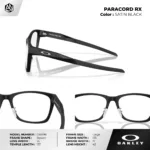 กรอบแว่นตา OAKLEY OX8196 PARACORD ทรง Soft Square  น้ำหนักเบา ของแท้รับประกัน 2 ปี - Image 4