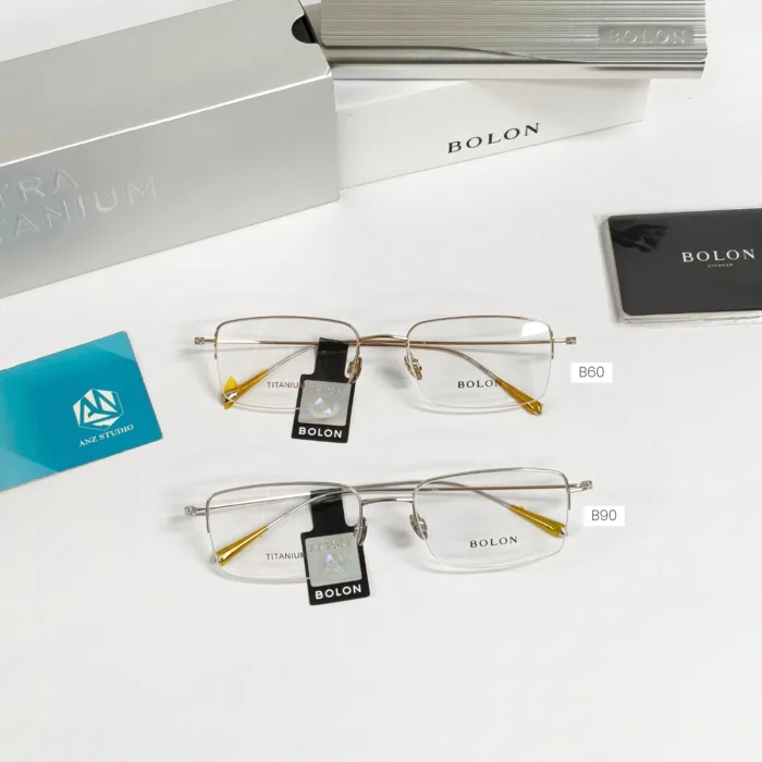 กรอบแว่นตา BOLON รุ่น POZNAN BR1005 ทรง Rectangle กรอบ Titanium น้ำหนักเบา รับประกัน 1 ปี - Image 8