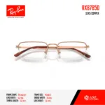 Ray-Ban RX8785D Eyeglasses Size 54 กรอบแว่นตาผู้ชายทรง Rectangle ดีไซน์เรียบหรู น้ำหนักเบา ใส่สบาย - Image 7