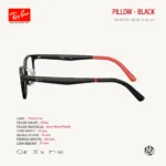 Ray-Ban Junior Pillow RY1617D Size 47 อายุ 7 - 10 ปี กรอบแว่นตาเด็ก แท้รับประกันศูนย์ไทย *ตัดค่าสายตาทักแชทก่อนสั่งซื้อ* - Image 4