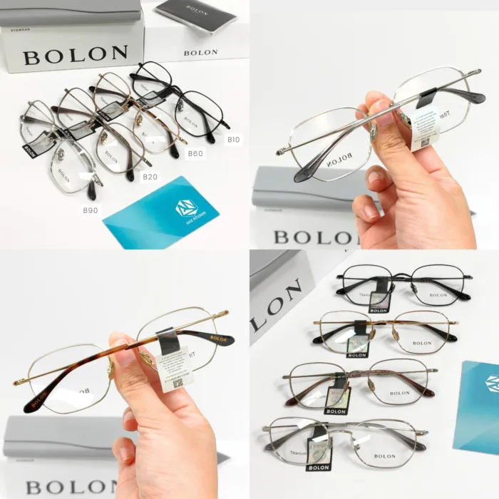 กรอบแว่นตา BOLON รุ่น TRIER BA7082 ทรง Roundy Square กรอบ Titanium น้ำหนักเบา รับประกัน 1 ปี - Image 10