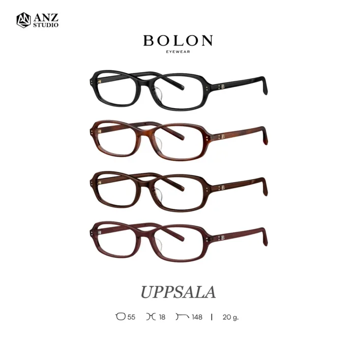 กรอบแว่นตา BOLON รุ่น UPPSALA BJ3235 ทรง Pillow กรอบ Acetate ดีไซน์เรียบหรู ของแท้ รับประกัน 1 ปี - Image 2