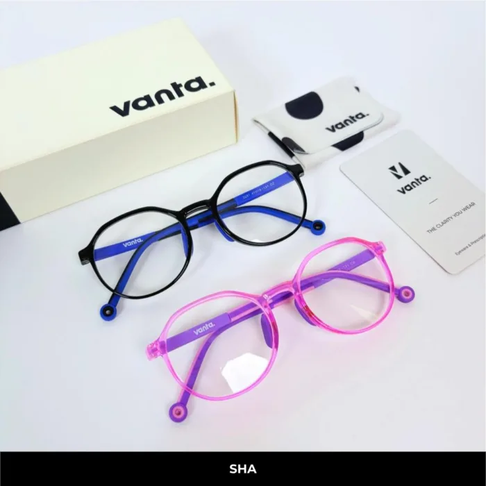 vanta. SHA แว่นตากรองแสงสีฟ้าเด็ก กรอบ TR90 น้ำหนักเบา ใส่สบาย ยืดหยุ่นสูง - Image 7