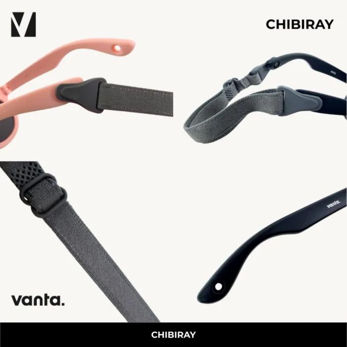 vanta. CHIBI Ray แว่นกันแดดเด็ก 0–3 ปี เลนส์ Polarized UV400 กรอบ TR90 พร้อมสายคล้องปรับระดับ - Image 6