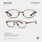 กรอบแว่นตา BOLON รุ่น MALMO BB7010 ทรง Oval กรอบ Titanium น้ำหนักเบา รับประกัน 1 ปี - Image 7