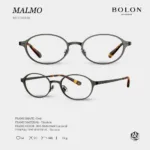 กรอบแว่นตา BOLON รุ่น MALMO BB7010 ทรง Oval กรอบ Titanium น้ำหนักเบา รับประกัน 1 ปี - Image 6