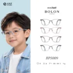 แว่นตา BOLON สำหรับเด็กอายุ 3–12 ปี รุ่น BP5009 วัสดุ PPSU น้ำหนักเบา ขาแว่นปรับความยาวได้ รับประกัน 1 ปี
