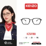 กรอบแว่นตา KENZO KZ50118U กรอบแว่นตา Titanium ทรง Square ของแท้ รับประกัน 1 ปี