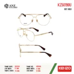 กรอบแว่นตา KENZO KZ50190U กรอบแว่นตา ทรง Aviator แว่นสไตล์วินเทจ ของแท้ รับประกัน 1 ปี - Image 9