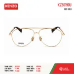 กรอบแว่นตา KENZO KZ50190U กรอบแว่นตา ทรง Aviator แว่นสไตล์วินเทจ ของแท้ รับประกัน 1 ปี - Image 3