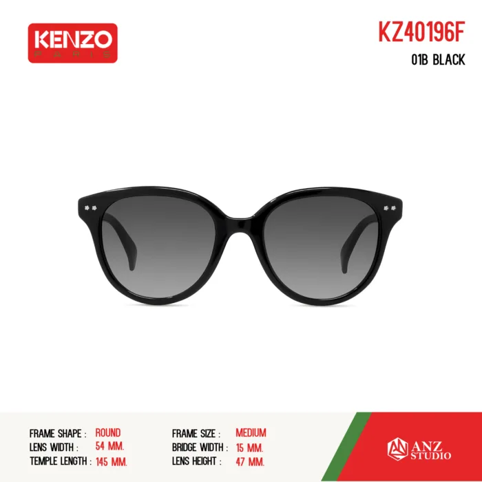 แว่นตากันแดด KENZO KZ40196F ทรง Round วัสดุ Acetate ของแท้ รับประกัน 1 ปี - Image 2