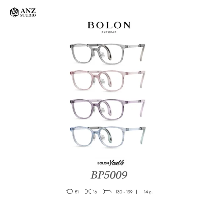 แว่นตา BOLON สำหรับเด็กอายุ 3–12 ปี รุ่น BP5009 วัสดุ PPSU น้ำหนักเบา ขาแว่นปรับความยาวได้ รับประกัน 1 ปี - Image 2