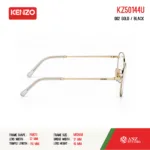 กรอบแว่นตา KENZO KZ50144U กรอบแว่นตา ทรงกลมมน วัสดุ Metal ของแท้ รับประกัน 1 ปี - Image 4