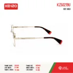 กรอบแว่นตา KENZO KZ50219U กรอบแว่นตา ทรง Square วัสดุ Metal ของแท้ รับประกัน 1 ปี - Image 4
