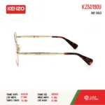 กรอบแว่นตา KENZO KZ50190U กรอบแว่นตา ทรง Aviator แว่นสไตล์วินเทจ ของแท้ รับประกัน 1 ปี - Image 5