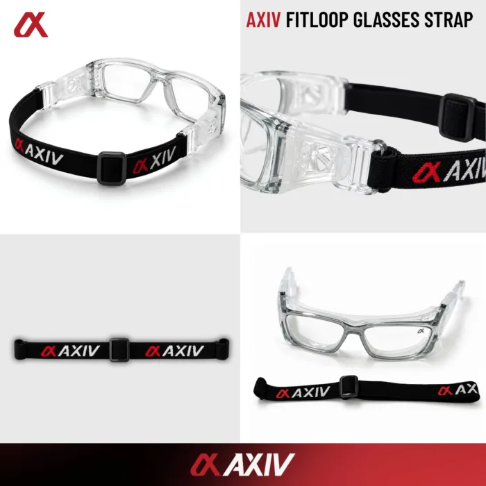 สายรัดแว่นกีฬา AXIV รุ่น FITLOOP ผ้า Nylon ยืดหยุ่น ปรับความยาวได้ ช่วยเพิ่มความกระชับขณะสวมแว่นเล่นกีฬา - Image 6