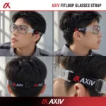 สายรัดแว่นกีฬา AXIV รุ่น FITLOOP ผ้า Nylon ยืดหยุ่น ปรับความยาวได้ ช่วยเพิ่มความกระชับขณะสวมแว่นเล่นกีฬา - Image 8
