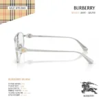 กรอบแว่นตา BURBERRY รุ่น BE1404 ทรง Rectangle กรอบโลหะดีไซน์เรียบหรู ของแท้ รับประกัน 2 ปี - Image 4