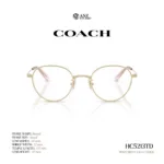 กรอบแว่นตา COACH รุ่น HC5213TD ทรง Round กรอบ Titanium ดีไซน์เรียบหรู น้ำหนักเบา รับประกัน 2 ปี - Image 3