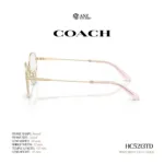 กรอบแว่นตา COACH รุ่น HC5213TD ทรง Round กรอบ Titanium ดีไซน์เรียบหรู น้ำหนักเบา รับประกัน 2 ปี - Image 4