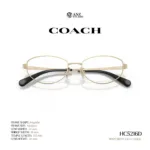 กรอบแว่นตา COACH รุ่น HC5216D ทรง Irregular กรอบโลหะดีไซน์เรียบหรู รับประกัน 2 ปี - Image 9