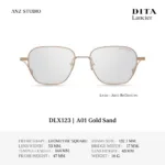 DITA Lancier DLX123 กรอบแว่นตา Titanium ทรง Geometric Square Luxury ของแท้รับประกัน 1 ปี - Image 2
