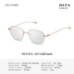 DITA Lancier DLX123 กรอบแว่นตา Titanium ทรง Geometric Square Luxury ของแท้รับประกัน 1 ปี - Image 3