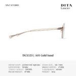 DITA Lancier DLX123 กรอบแว่นตา Titanium ทรง Geometric Square Luxury ของแท้รับประกัน 1 ปี - Image 4