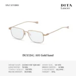 DITA Lancier DLX124 กรอบแว่นตา Titanium ทรง Geometric Square ของแท้รับประกัน 1 ปี - Image 3