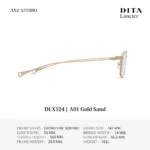 DITA Lancier DLX124 กรอบแว่นตา Titanium ทรง Geometric Square ของแท้รับประกัน 1 ปี - Image 4