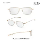 DITA Lancier DLX124 กรอบแว่นตา Titanium ทรง Geometric Square ของแท้รับประกัน 1 ปี - Image 5