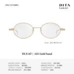 DITA Lancier DLX147 Fall Winter Collection 2026 กรอบแว่นตา Titanium ทรง Oval Luxury ของแท้รับประกัน 1 ปี - Image 2