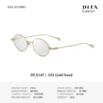 DITA Lancier DLX147 Fall Winter Collection 2026 กรอบแว่นตา Titanium ทรง Oval Luxury ของแท้รับประกัน 1 ปี - Image 3