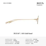 DITA Lancier DLX147 Fall Winter Collection 2026 กรอบแว่นตา Titanium ทรง Oval Luxury ของแท้รับประกัน 1 ปี - Image 4