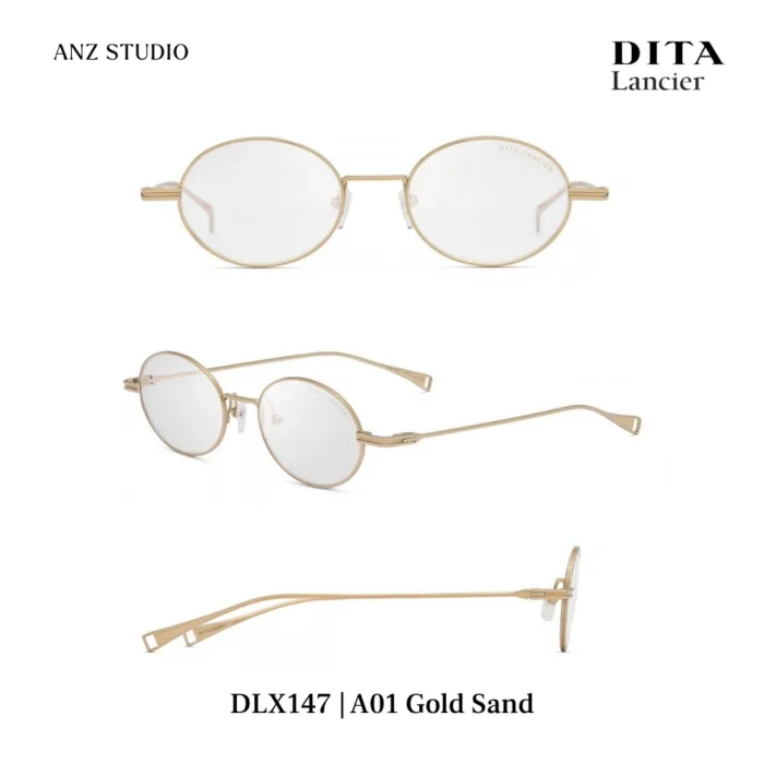 DITA Lancier DLX147 Fall Winter Collection 2026 กรอบแว่นตา Titanium ทรง Oval Luxury ของแท้รับประกัน 1 ปี - Image 5