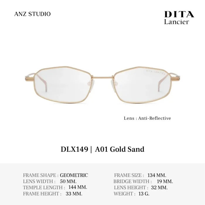 DITA Lancier DLX149 Fall Winter Collection 2026 กรอบแว่นตา Titanium ทรง Geometric Luxury ของแท้รับประกัน 1 ปี - Image 2