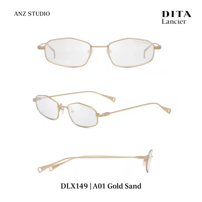 DITA Lancier DLX149 Fall Winter Collection 2026 กรอบแว่นตา Titanium ทรง Geometric Luxury ของแท้รับประกัน 1 ปี - Image 8
