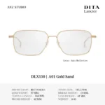DITA Lancier DLX150 Fall Winter Collection 2026 กรอบแว่นตา Titanium ทรง Rectangle Luxury ของแท้รับประกัน 1 ปี - Image 2