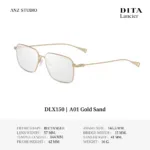DITA Lancier DLX150 Fall Winter Collection 2026 กรอบแว่นตา Titanium ทรง Rectangle Luxury ของแท้รับประกัน 1 ปี - Image 3