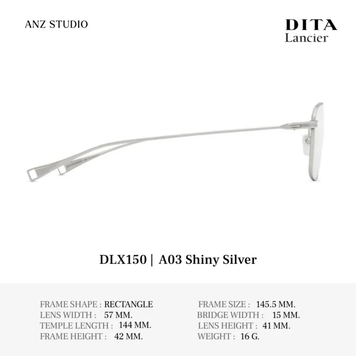 DITA Lancier DLX150 Fall Winter Collection 2026 กรอบแว่นตา Titanium ทรง Rectangle Luxury ของแท้รับประกัน 1 ปี - Image 7