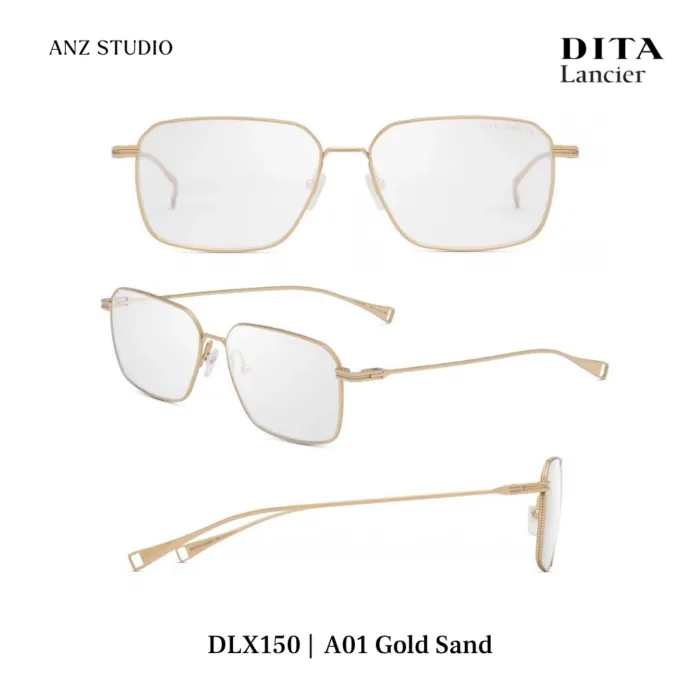 DITA Lancier DLX150 Fall Winter Collection 2026 กรอบแว่นตา Titanium ทรง Rectangle Luxury ของแท้รับประกัน 1 ปี - Image 8