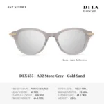 DITA Lancier DLX435 กรอบแว่นตา Titanium Acetate ทรง Panto Round Luxury ของแท้รับประกัน 1 ปี - Image 2