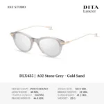 DITA Lancier DLX435 กรอบแว่นตา Titanium Acetate ทรง Panto Round Luxury ของแท้รับประกัน 1 ปี - Image 3