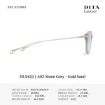 DITA Lancier DLX435 กรอบแว่นตา Titanium Acetate ทรง Panto Round Luxury ของแท้รับประกัน 1 ปี - Image 4